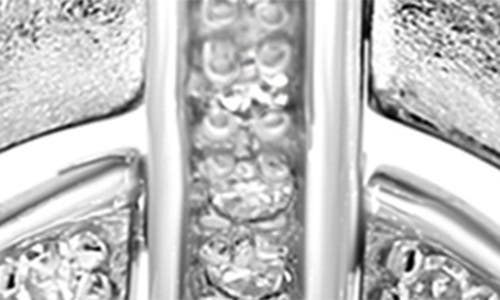Effy Sterling Silver Diamond Drop Earrings In Silver