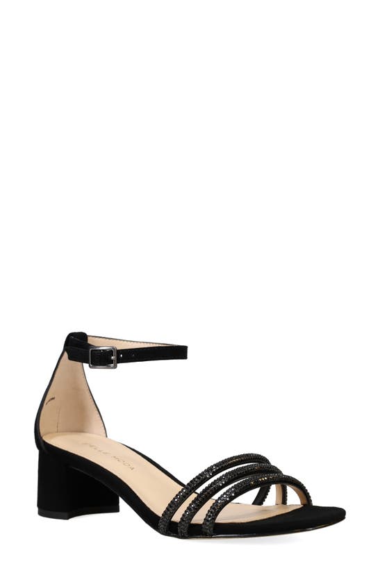 Shop Pelle Moda Waite Ankle Strap Sandal In Black