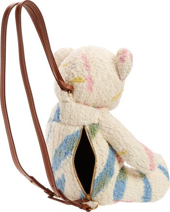 Palm Angels Tie Dye Bouclé Teddy Bear Backpack