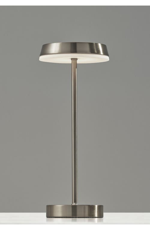 Adesso Lighting Tommy Cordless Led Lamp In Brushed Steel