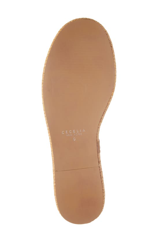 Shop Cecelia New York Gester Platform Slide Sandal In Oak