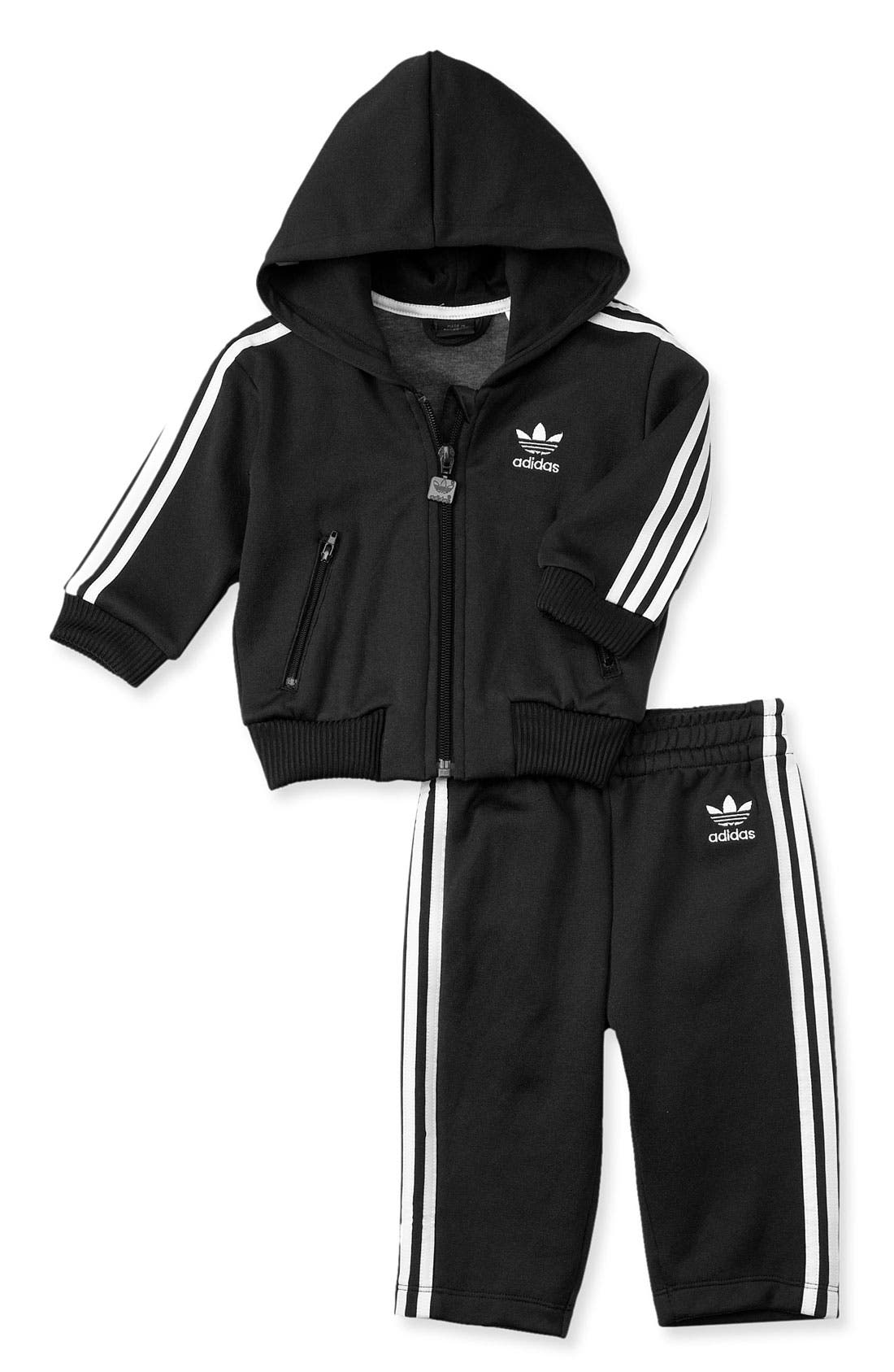 adidas Hooded Tracksuit (Infant) Nordstrom