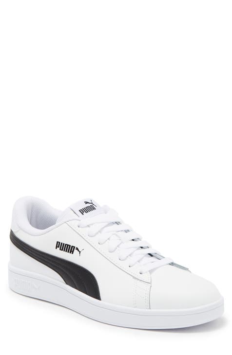 Buy PUMA White Synthetic Leather Mid Top Lace Up Mens Sport Shoes