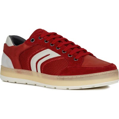 Geox Ariam 12 Sneaker, Red