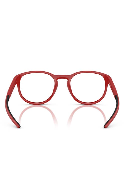 Scuderia Ferrari X  52mm Phantos Optical Glasses In Matte Red