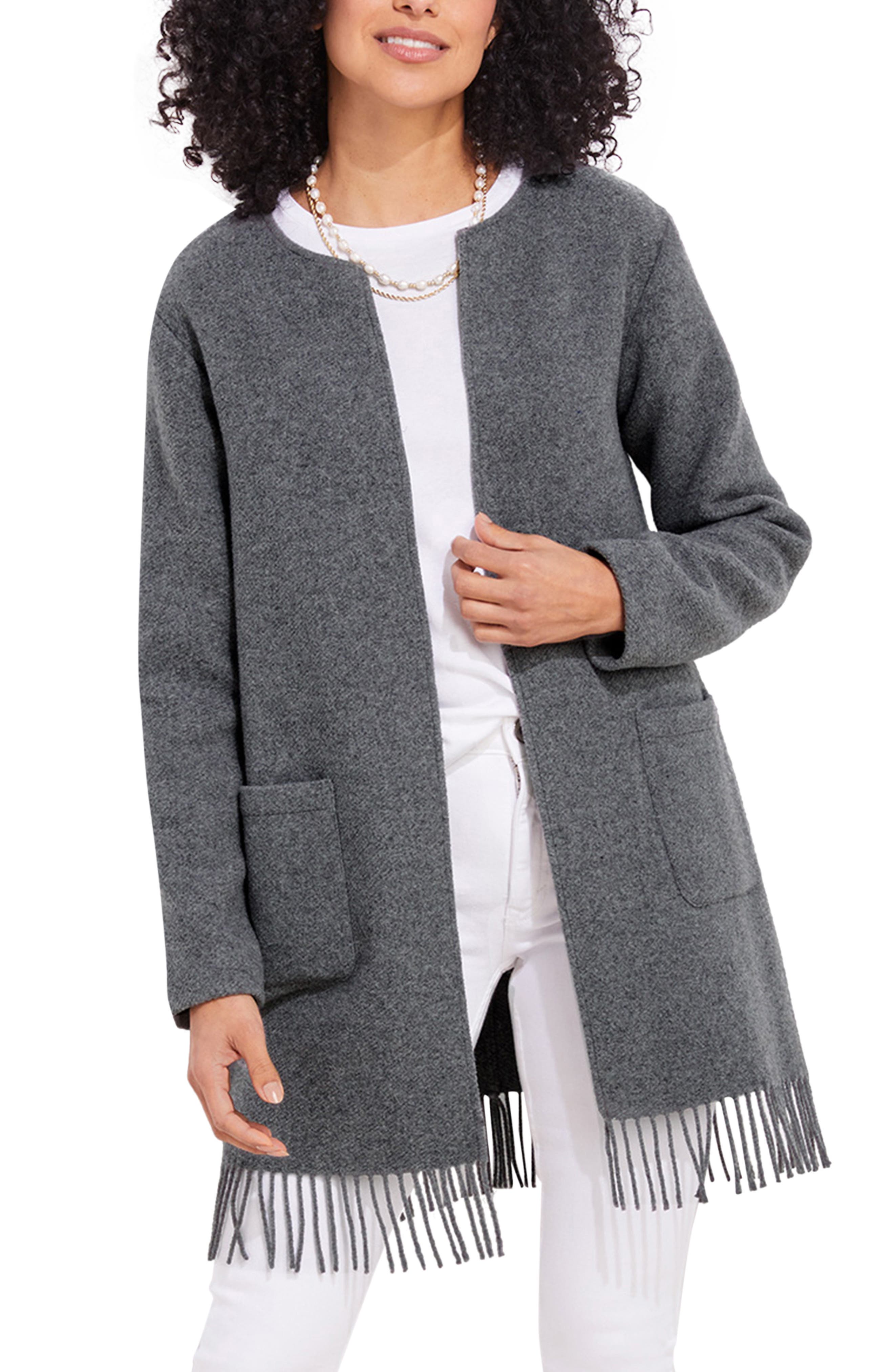 gray wool jacket womens