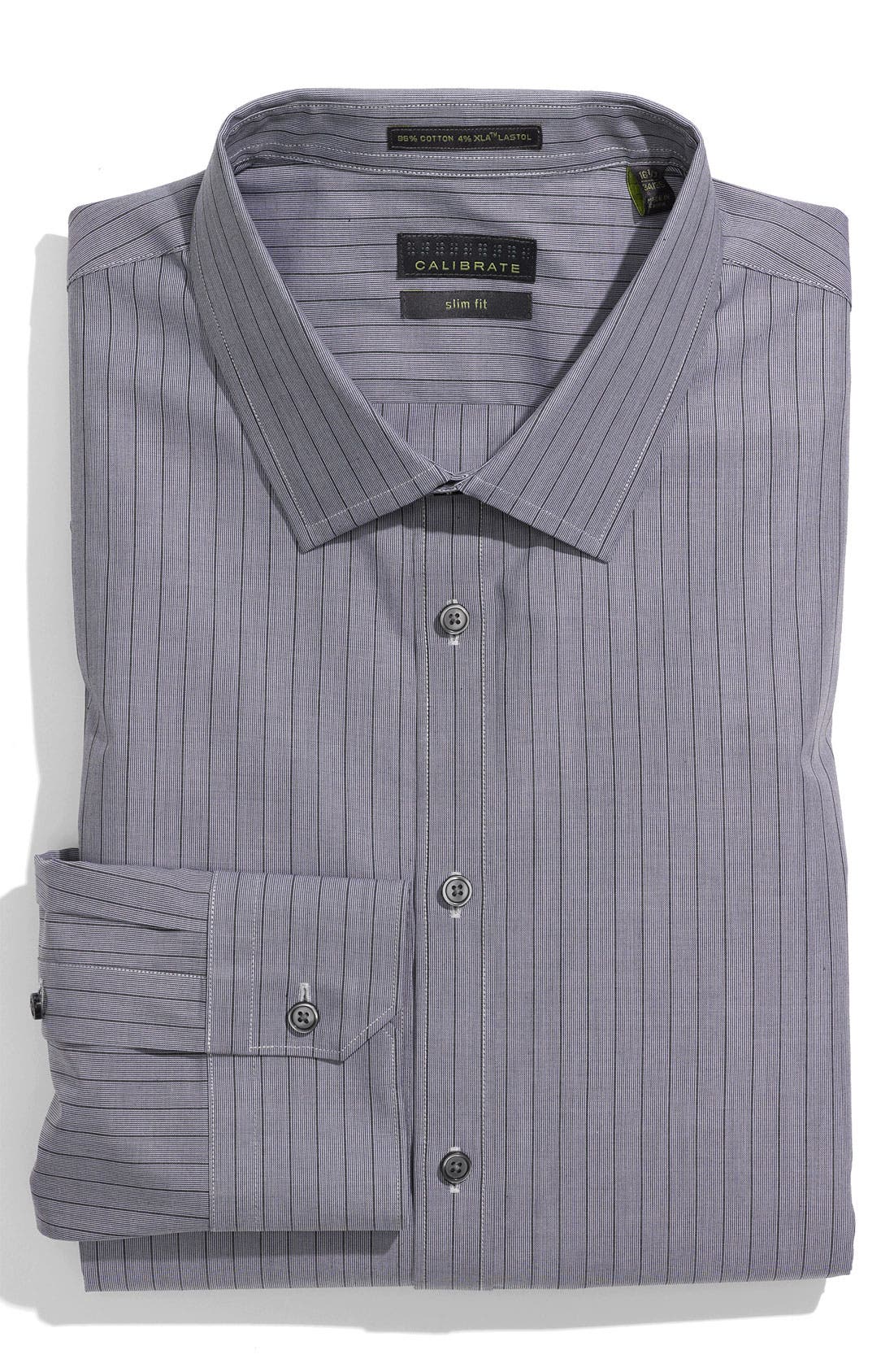 calibrate slim fit dress shirt