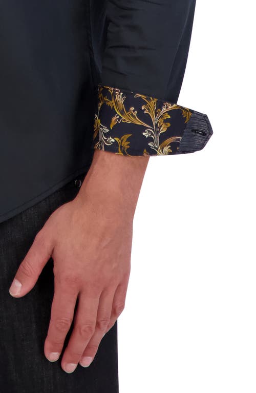 Robert Graham On Ice Long Sleeve Woven Button-up Shirt In Black