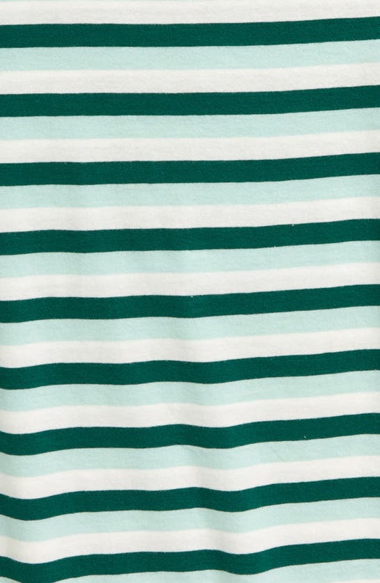 Shop Tucker + Tate Kids' Print T-shirt In Green Evergreen Spring Stripe