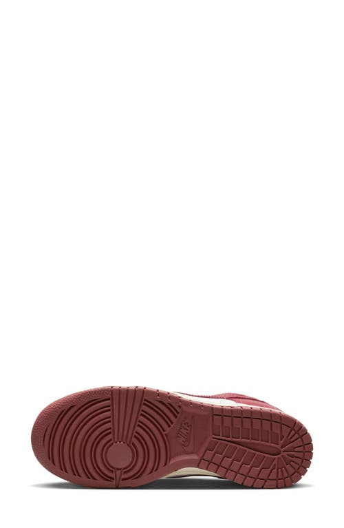 Nike Dunk Low Premium Sneaker In Red