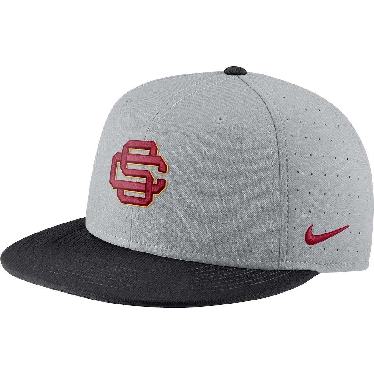 Men's Nike White Oklahoma State Cowboys Aero True Baseball Performance  Fitted Hat