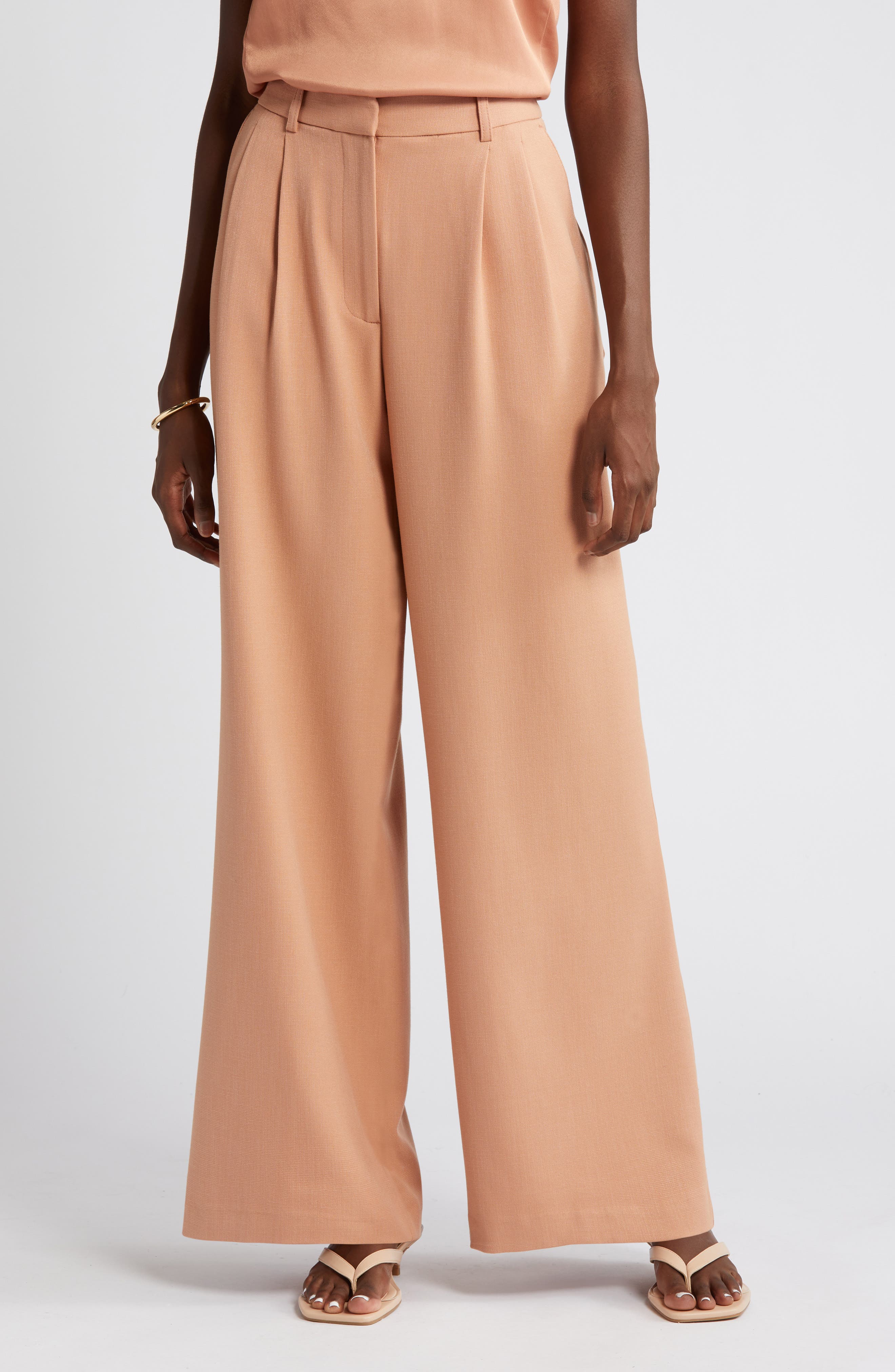 Nordstrom Double Pleat Wide Leg Pants | Nordstrom