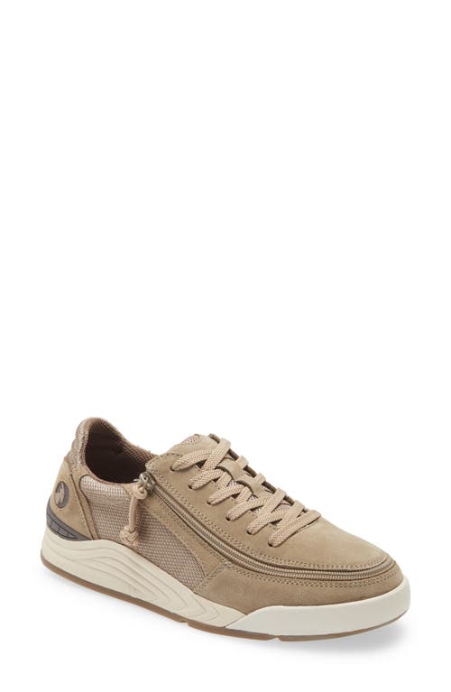 Billy Footwear Comfort Classic Zip Around Low Top Sneaker In Brown