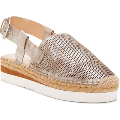 Vince Camuto Brettal Slingback Flat, Metallic
