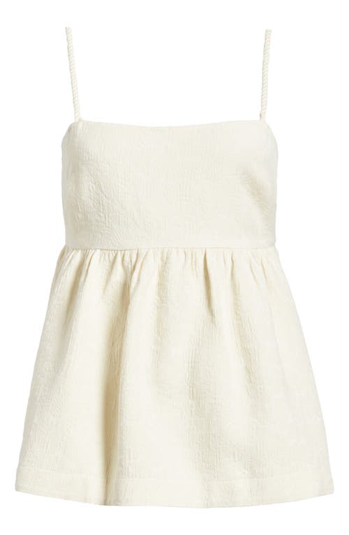 Shop & Other Stories Peplum Camisole In White Light