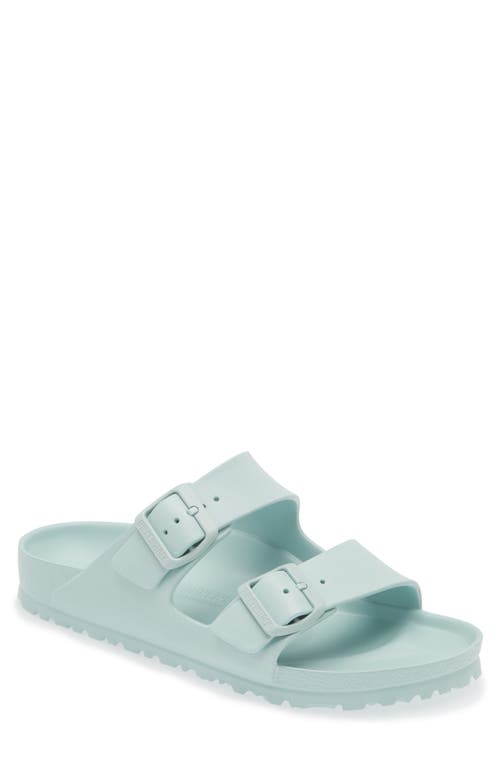 Birkenstock Arizona Waterproof Slide Sandal Surf Green at Nordstrom,