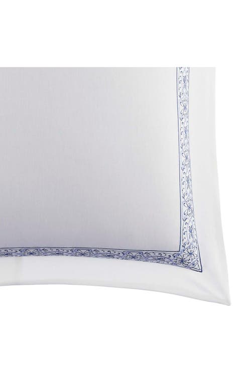 Laura Ashley Charlotte Throw Pillow In China Blue