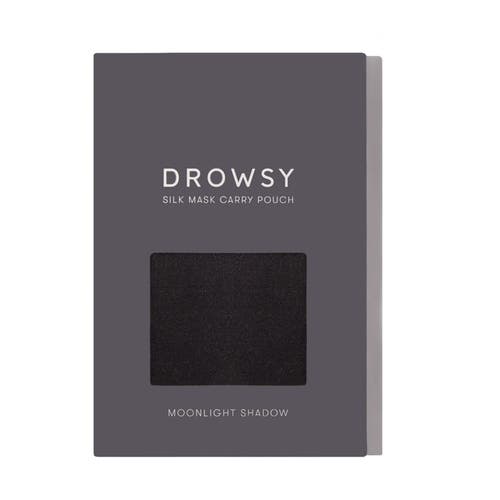 Drowsy Sleep Co . Silk Carry Pouch In Black Jade