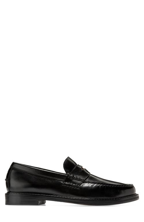 Shop Cole Haan American Classics Pinch Penny Loafer In Black/black