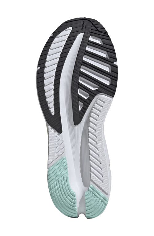 Adidas Originals Adidas Adistar 3 Running Shoe In White/ Black/ Pulse Lime