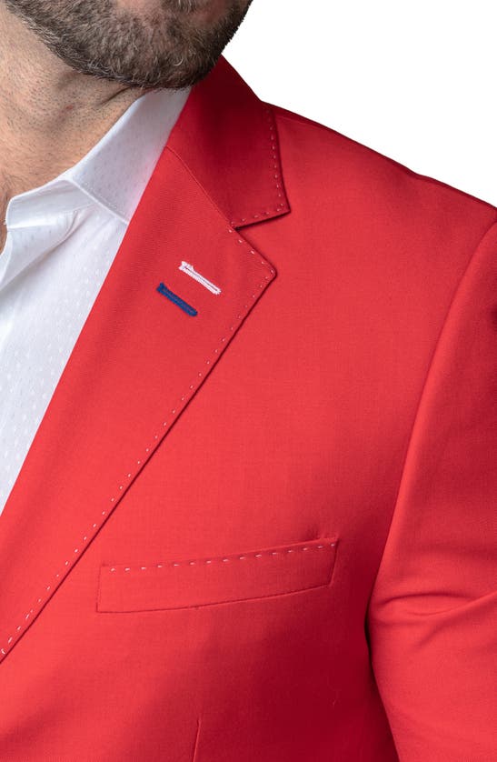 Shop Maceoo Socrates Sport Coat In Red