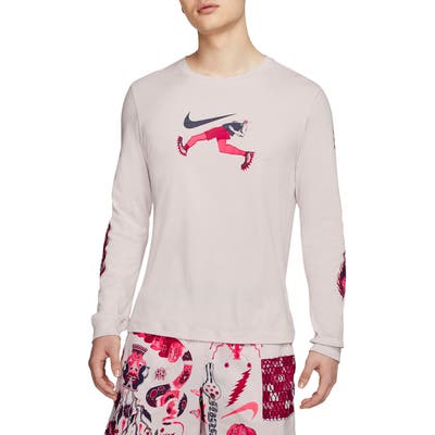 Nike Dri-Fit Wild Run Long Sleeve Performance T-Shirt