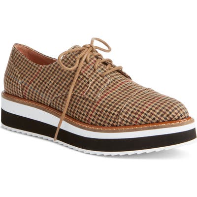 Halogen X Atlantic-Pacific Gabriela Platform Oxford- Brown (Nordstrom Exclusive)
