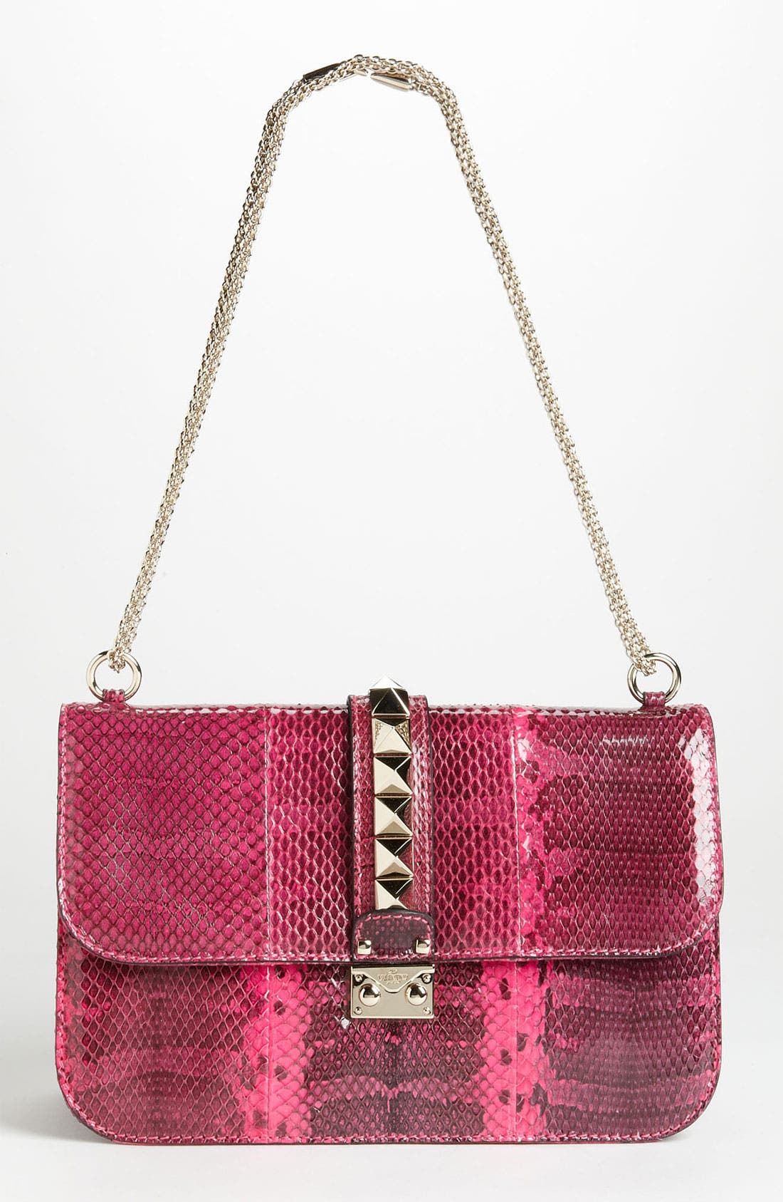 Valentino 'Lock Medium' Genuine Snakeskin Shoulder Bag Nordstrom