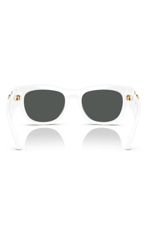 Versace 52mm Pillow Sunglasses In White
