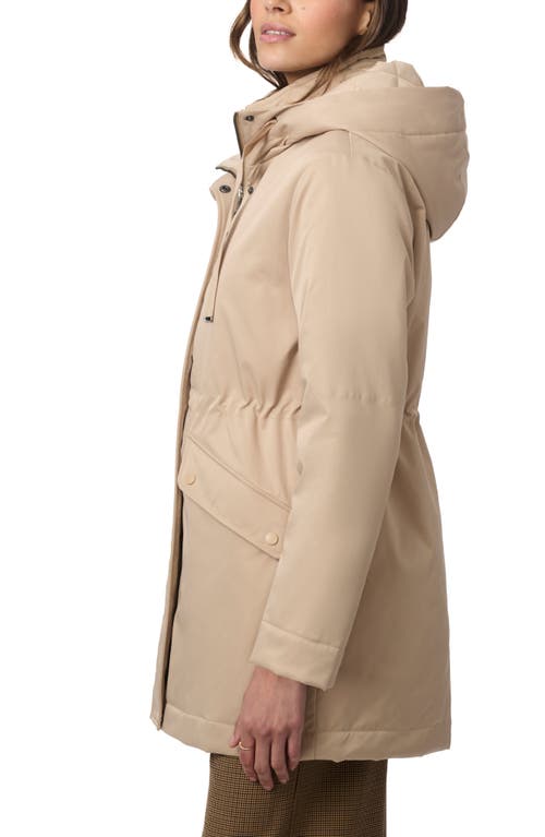 BERNARDO BERNARDO RECYCLED POLYESTER JACKET WITH REMOVABLE QUILTED BIB 