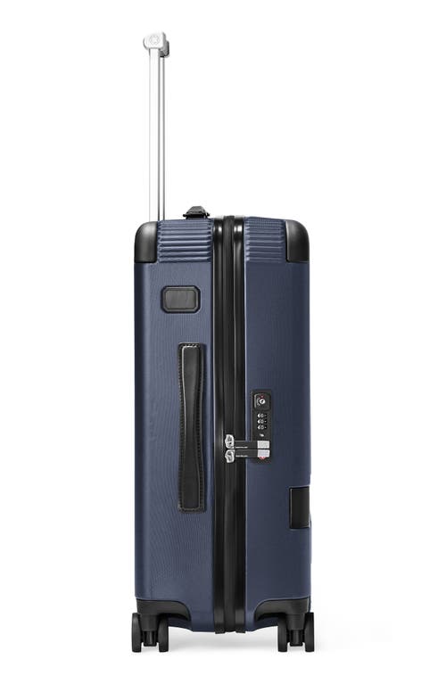 Shop Montblanc Cabin Trolley Carry-on Spinner Luggage In Blue