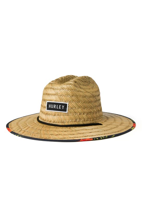 Hurley Bayside Straw Lifeguard Hat In Navy