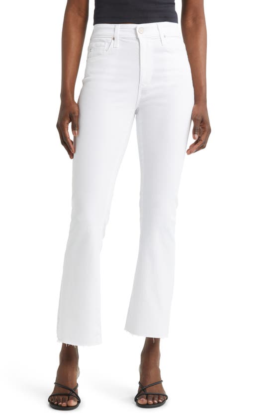 Ag Farrah High Rise Ankle Bootcut Jeans In Modern White In Aesthetic ...