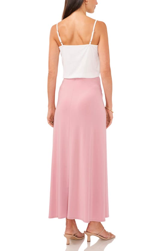 Shop Vince Camuto Knit Maxi Skirt In Pink Shadow