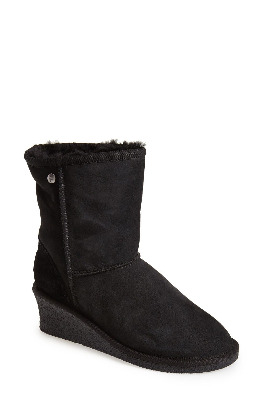 Koolaburra 'Savannah II' Genuine Shearling Wedge Boot (Women) | Nordstrom