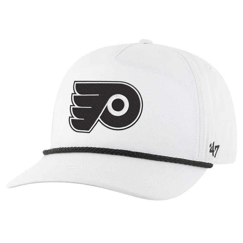 Shop 47 ' White Philadelphia Flyers Rope Hitch Adjustable Hat