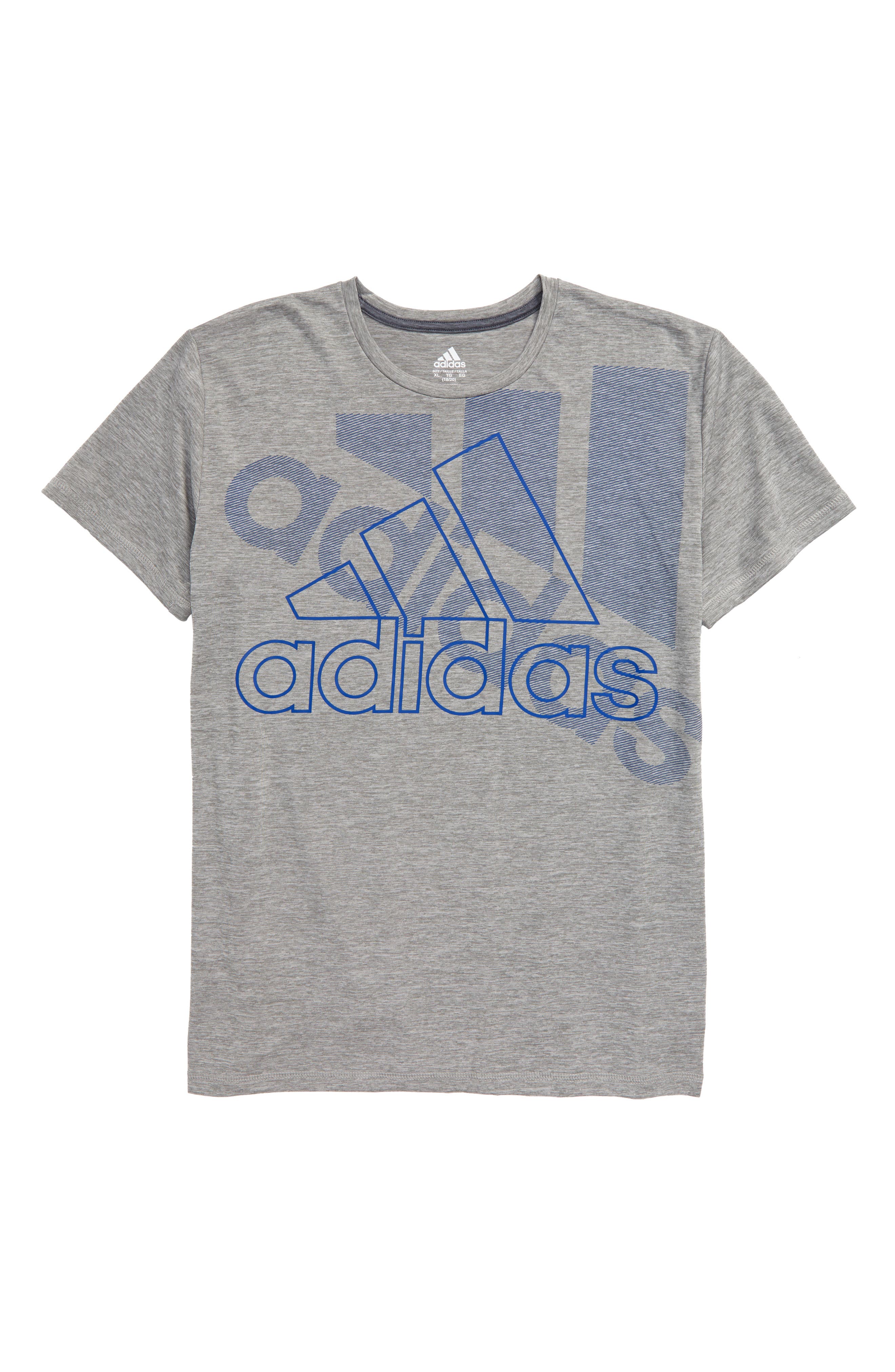 adidas short sleeve logo tee