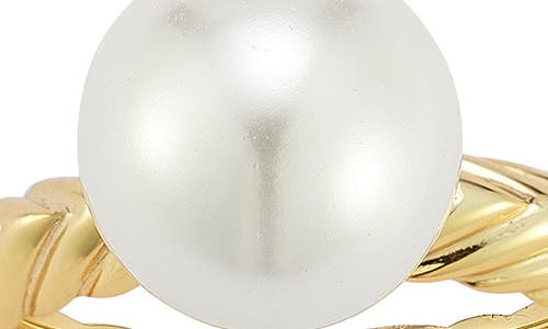 Sphera Milano 10mm Cultured Pearl Ring In Gold