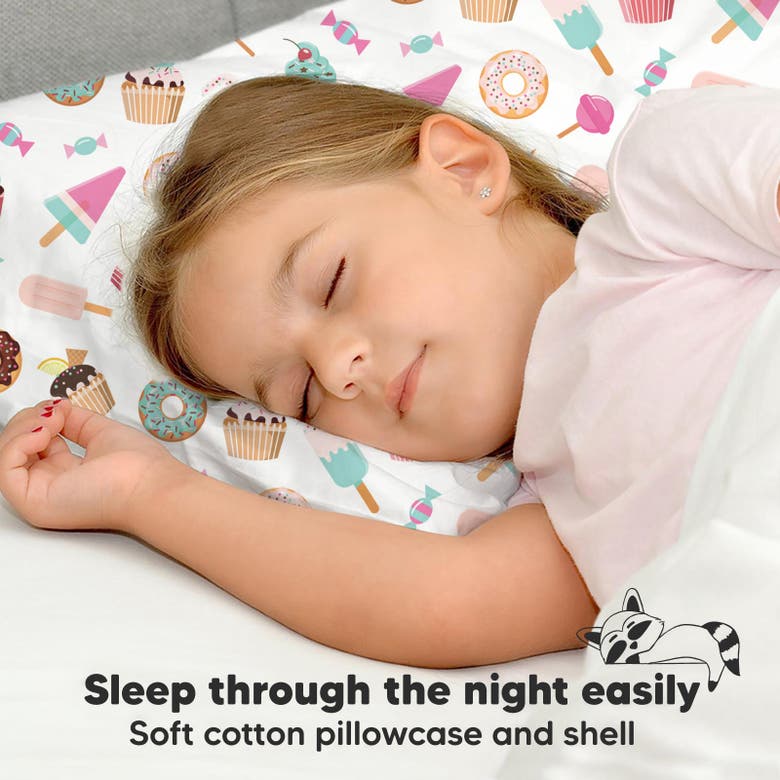 Shop Keababies Toddler Pillow With Pillowcase In Sweet Tooth