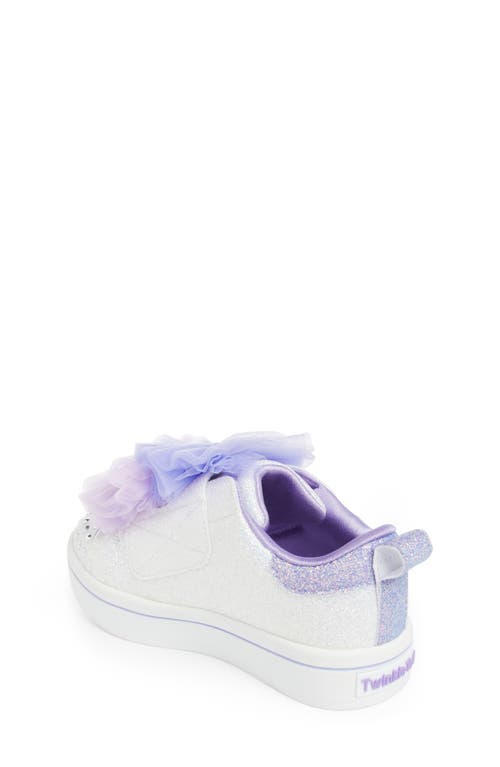 Shop Skechers Twi-lites 2.0 Sneaker In White/lavender