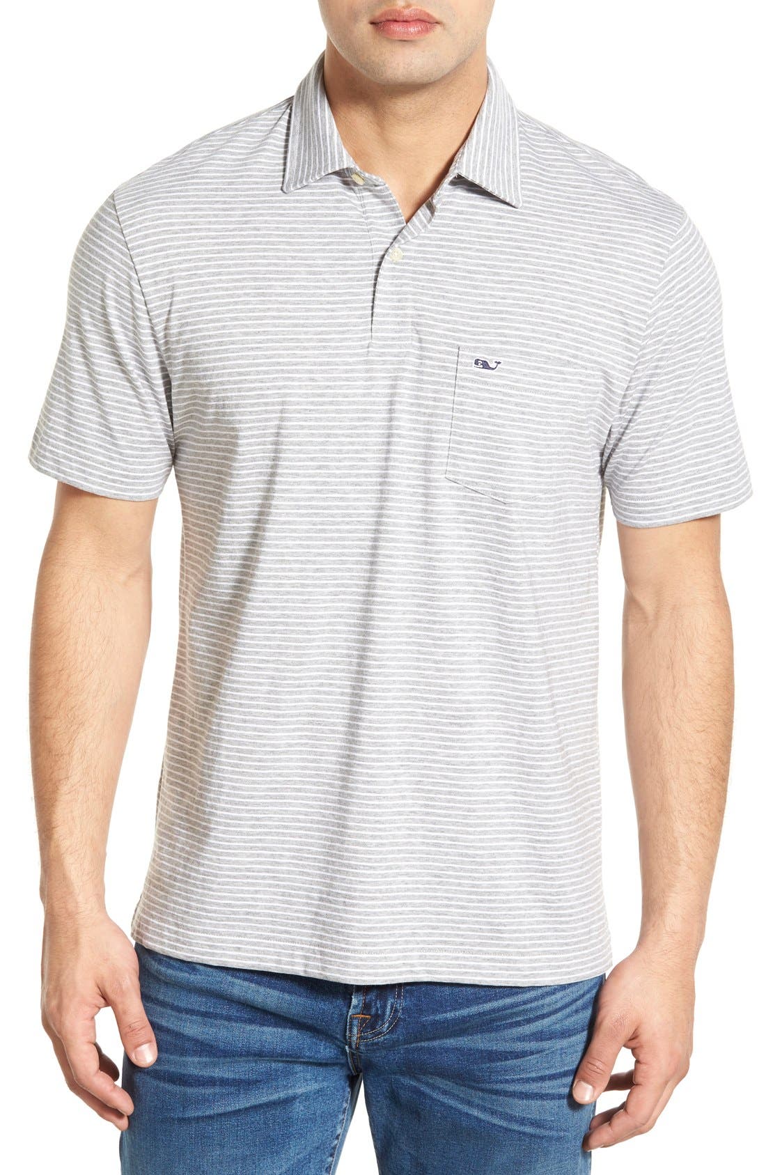 Vineyard Vines 'Feeder Stripe' Pima Cotton Polo Nordstrom