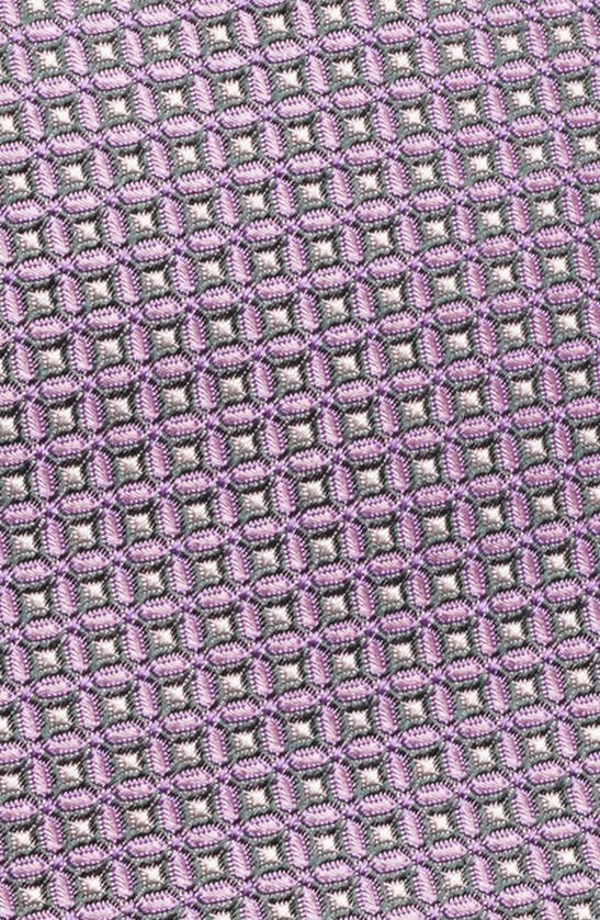 JACK VICTOR JACK VICTOR LORRAINE MICROPATTERN SILK TIE 