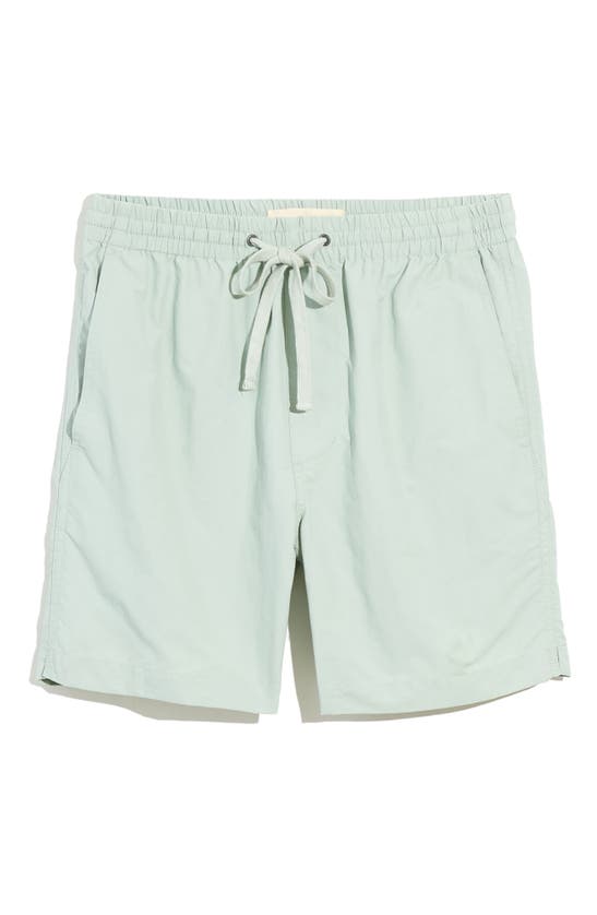 Madewell Re-sourced Everywear Shorts In Sage Mist