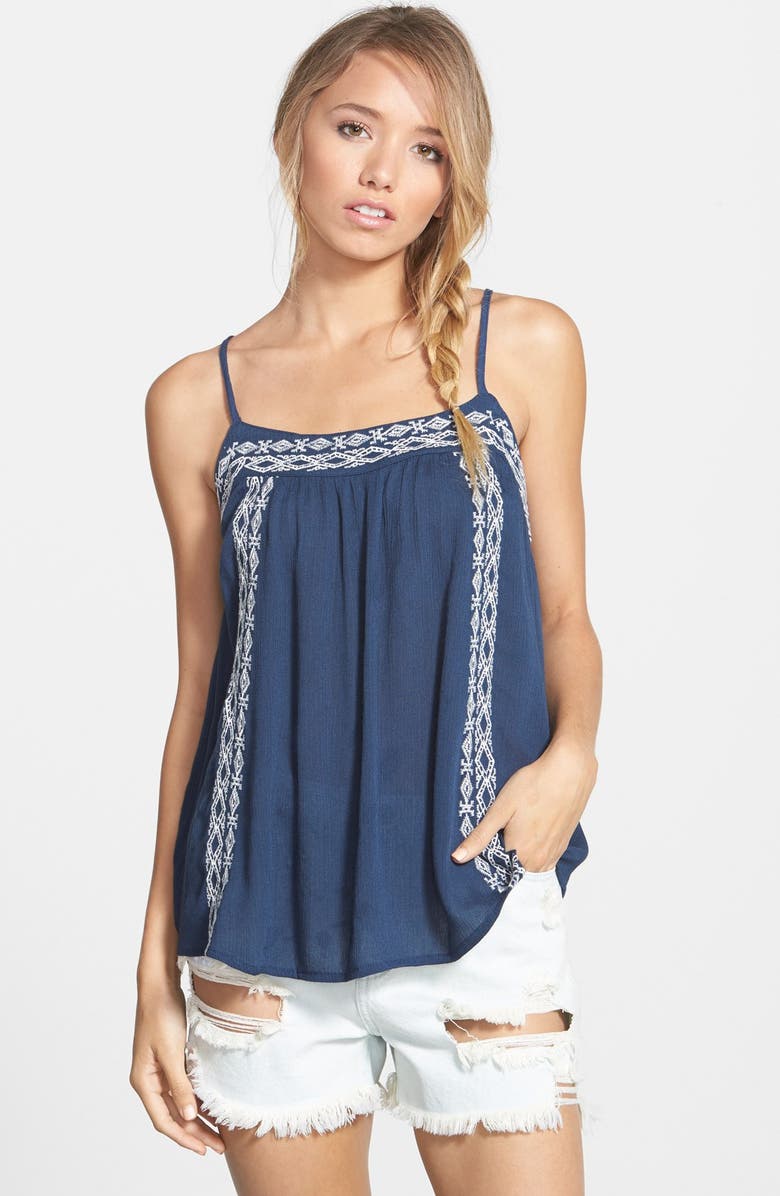 Blu Pepper Embroidered Camisole (Juniors) | Nordstrom