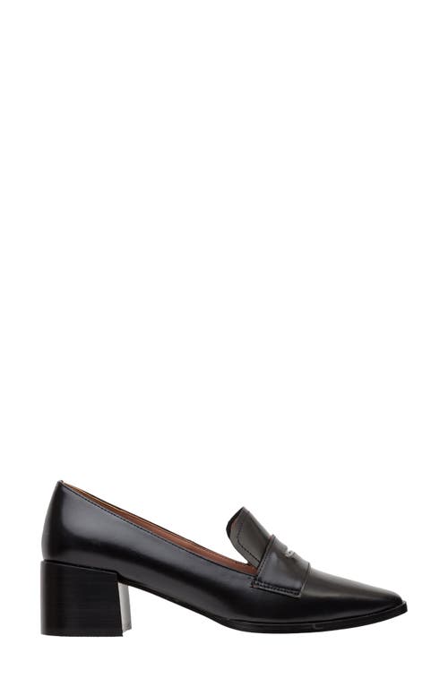 Linea Paolo Miramar Penny Loafer Pump In Black