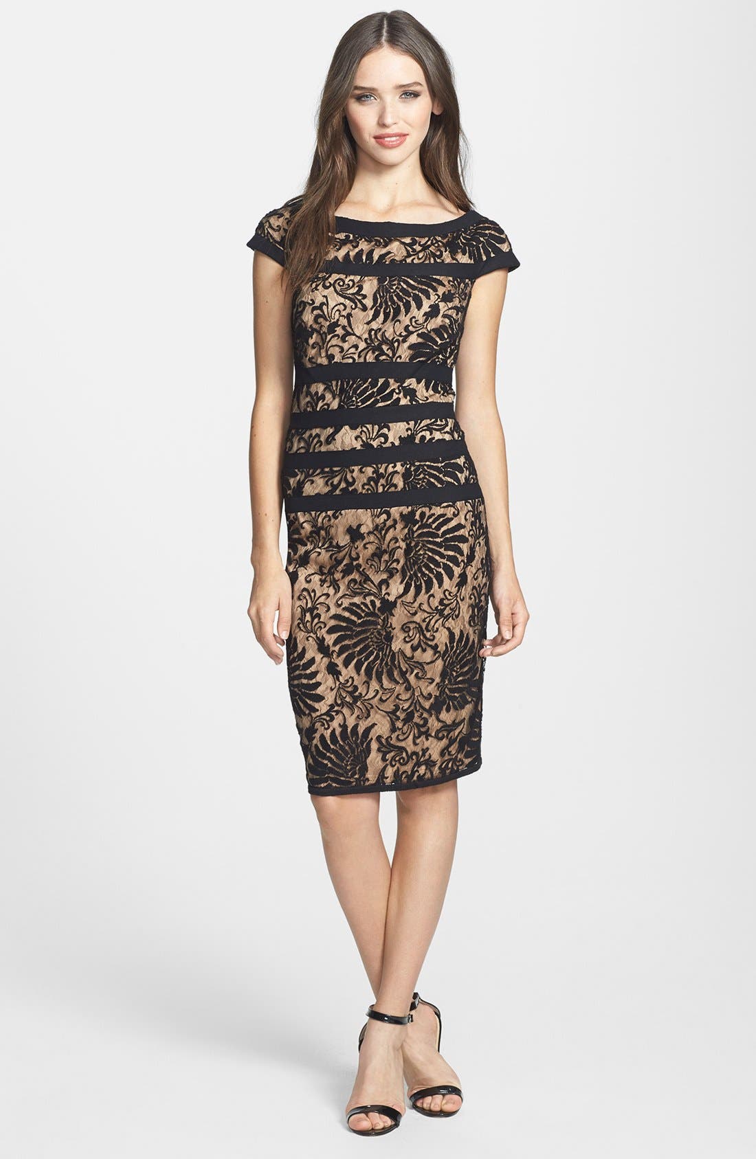 Tadashi Shoji Embroidered Lace Sheath Dress Nordstrom