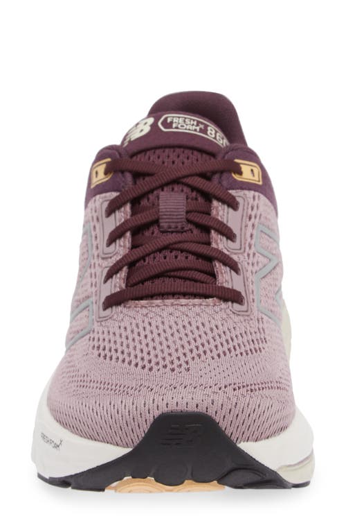 New Balance Women's Fresh Foam X 860v14 Running Shoes In Ice Wine/plum Brown