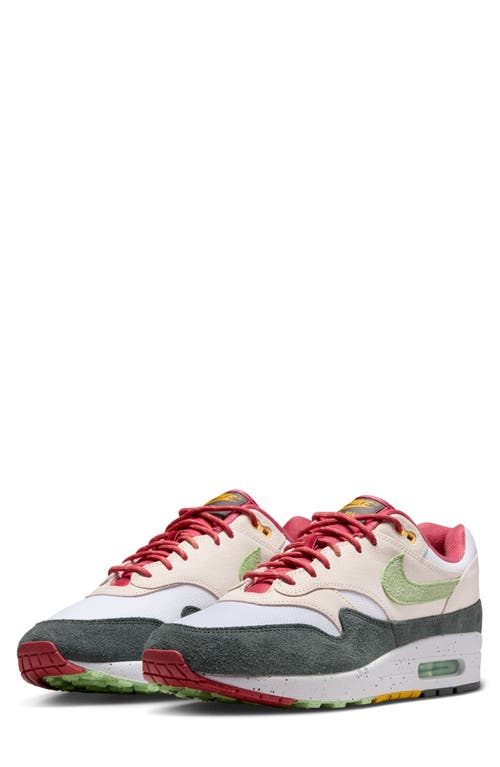 Nike Air Max 1 Trainer In Light Soft Pink/vapor Green