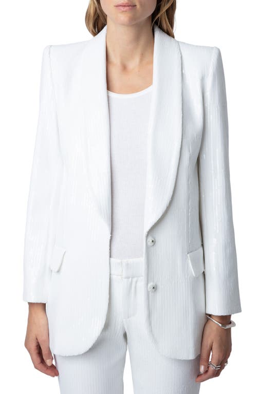 Zadig & Voltaire Vive Sequin Tuxedo Blazer Judo at Nordstrom, Us