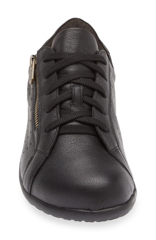Naot Moko Zip Sneaker In Soft Black/khaki Beige